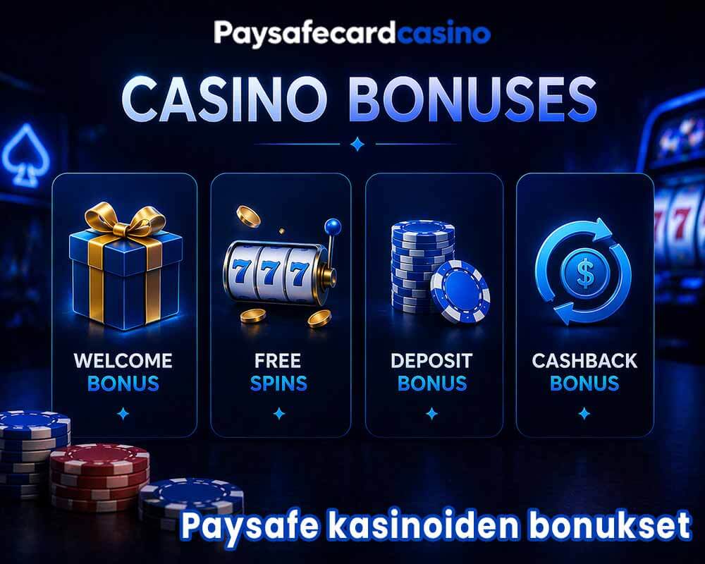 Paysafe casino bonukset